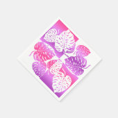 Serviette En Papier Makua Monstera Tropical Hawaiian Striped Blend (Coin)