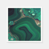 Serviette En Papier Malachite Cu6CO3(OH)2 (Devant)