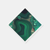 Serviette En Papier Malachite Cu6CO3(OH)2 (Coin)