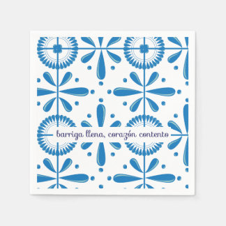 Serviette En Papier maladie mexicano estilo talavera