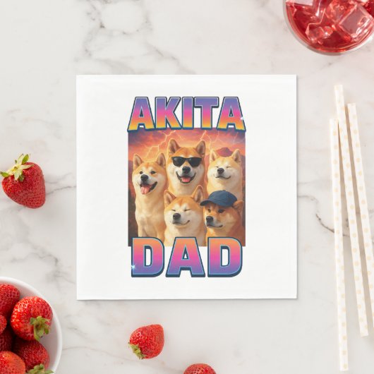 Serviette En Papier Malamute d'Alaska (En situation)