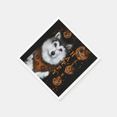 Serviette En Papier Malamute d'Alaska (Coin)