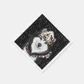 Serviette En Papier Malamute d'Alaska                 (Coin)