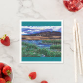Serviette En Papier Malheur Bird Refuge Napkin (En situation)