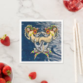 Serviette En Papier Malheureusement sirènes à l'ancre (En situation)