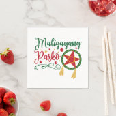 Serviette En Papier Maligayang Pasko Philippines Noël Philippines (En situation)