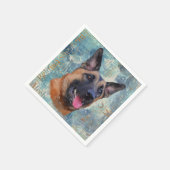 Serviette En Papier Malinois - Berger belge - Mechelaar (Coin)