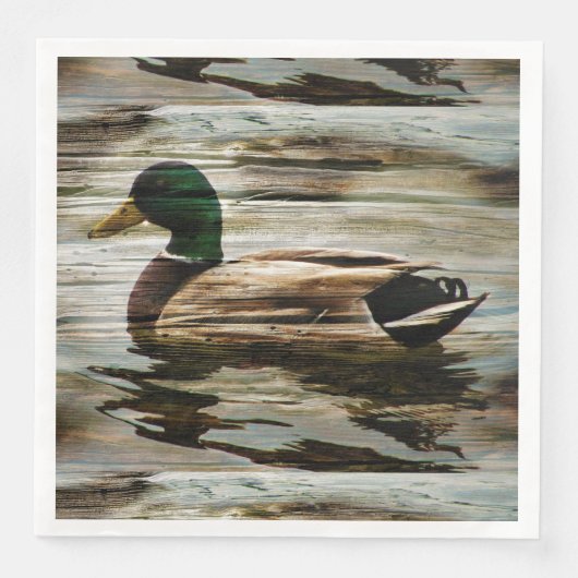 Serviette En Papier Mallard Duck (Devant)