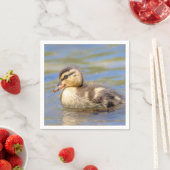 Serviette En Papier Mallard Duckling (En situation)