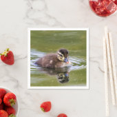 Serviette En Papier Mallard Duckling (En situation)