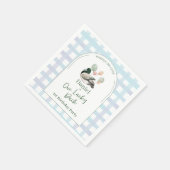 Serviette En Papier Mallard Lucky Duck 1st Birthday (Coin)
