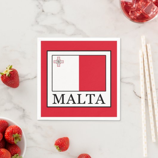 Serviette En Papier Malte (En situation)