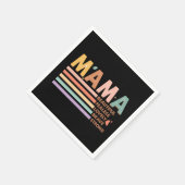 Serviette En Papier Mama Beau sans peur Lovely Brave Strong (Coin)