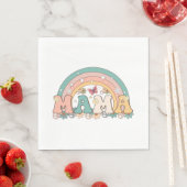 Serviette En Papier Mama Rainbow (En situation)