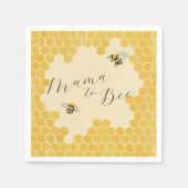 Serviette En Papier Mama to Bee Honeycomb (Devant)