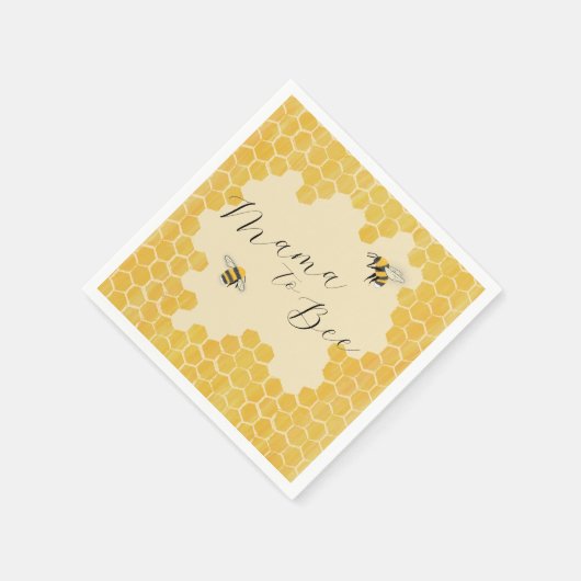 Serviette En Papier Mama to Bee Honeycomb (Coin)