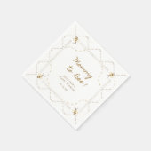 Serviette En Papier Maman À Être Baby shower Miel (Coin)