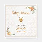 Serviette En Papier Maman À Être Baby shower serviettes (Devant)