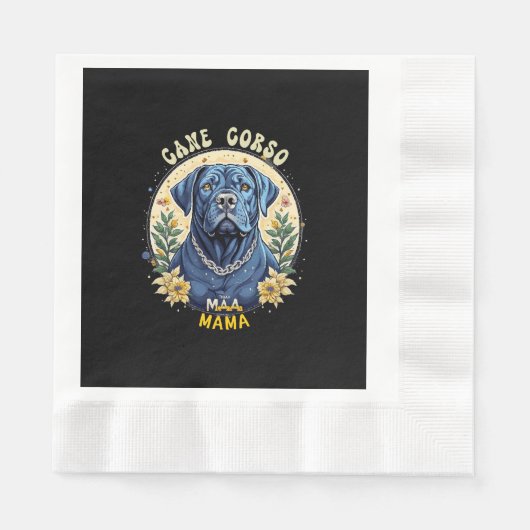Serviette En Papier Maman Cane Corso (Devant)