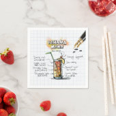 Serviette En Papier Maman de Bahama (En situation)