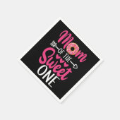 Serviette En Papier Maman de la douce âne saupoudrée (Coin)