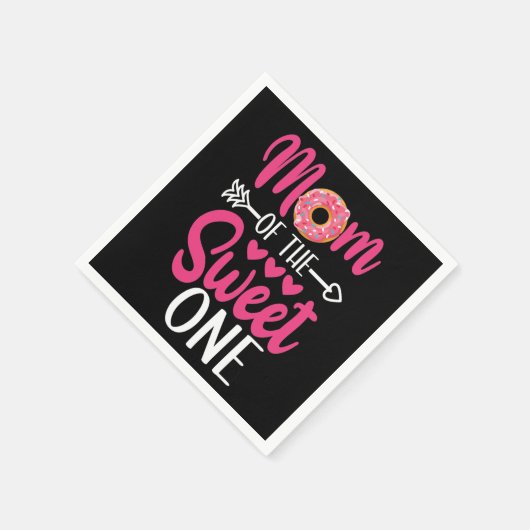 Serviette En Papier Maman de la douce âne saupoudrée (Coin)