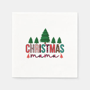 Serviette En Papier Maman de Noël