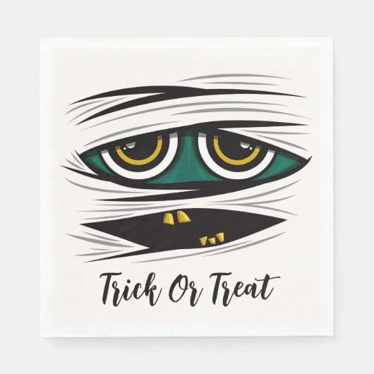 Serviette En Papier Maman d'Halloween (Devant)