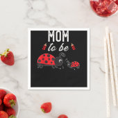 Serviette En Papier Maman doit être Ladybug Baby shower Ladybug Maman (En situation)
