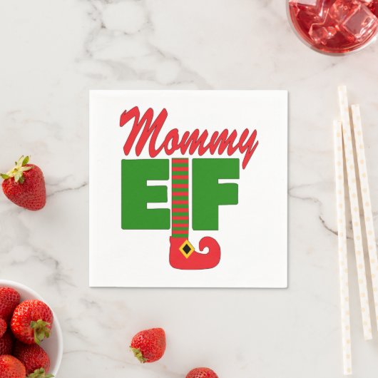 Serviette En Papier Maman Elf (En situation)