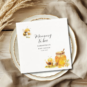 Serviette En Papier Maman qui va être abeille Baby Shower pour bébé de