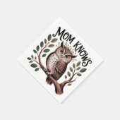 Serviette En Papier Maman sait (Coin)