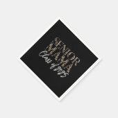 Serviette En Papier Maman Senior 2025 Fier Maman D'Une Classe De 2025 (Coin)