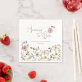 Serviette En Papier Maman to Bee Baby shower (En situation)
