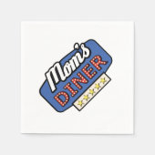 Serviette En Papier Maman's Diner - Maman Life Kitchen Napkins (Devant)