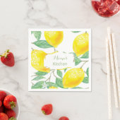 Serviette En Papier Mamas citrons de cuisine (En situation)