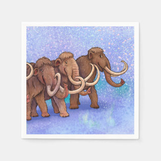 Serviette En Papier Mammoths laineux