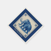 Serviette En Papier Mammouth laineux de Delft (Coin)