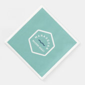 Serviette En Papier Manasquan Beach Badge Napkin (Coin)