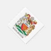 Serviette En Papier Manchester coat (Coin)