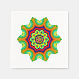 Serviette En Papier Mandala