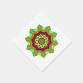 Serviette En Papier Mandala (Coin)