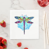 Serviette En Papier Mandala (En situation)