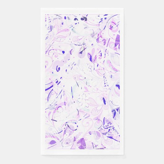 Serviette En Papier Mandala Abstrait 2 (Devant)