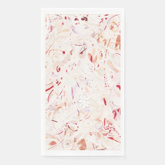 Serviette En Papier Mandala Abstrait 7 (Devant)