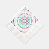 Serviette En Papier mandala coloré (Coin)