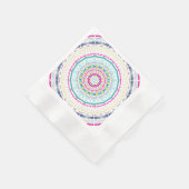 Serviette En Papier mandala coloré (Coin)