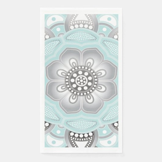 Serviette En Papier Mandala Creation, tous les points pour un 1 (Devant)