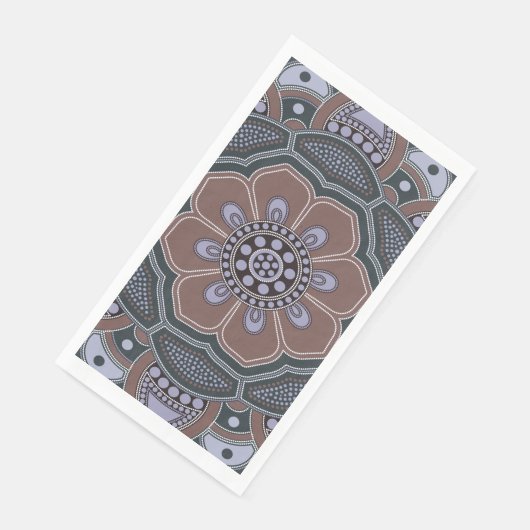Serviette En Papier Mandala Creation, tous les points pour un 6 (Coin)