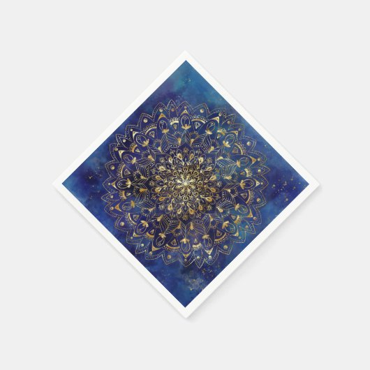 Serviette En Papier Mandala Design (Coin)